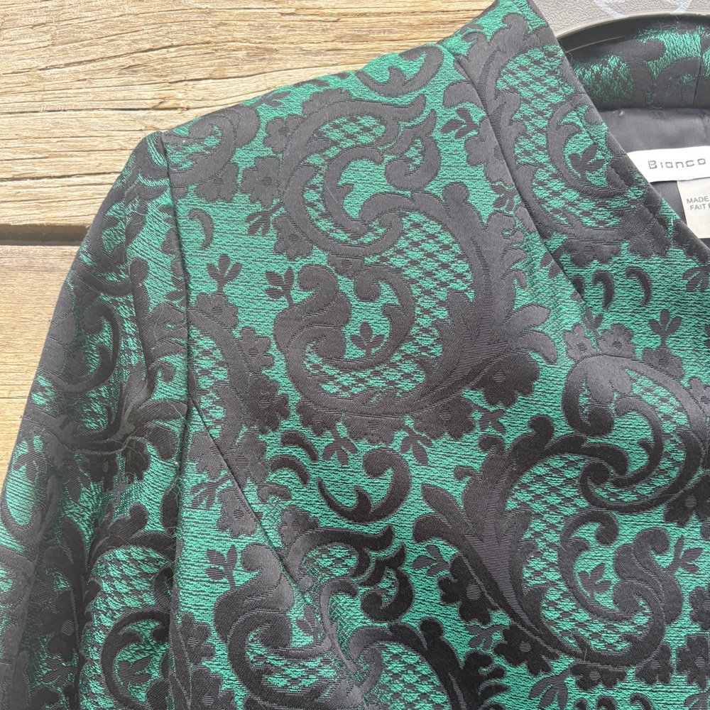 Bianca Nygård Brocade Jacket Sz 8 - Picture 3 of 13